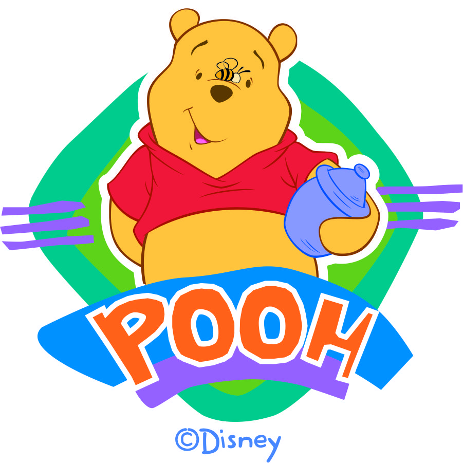 Disney Pooh Logo 03 iron on paper